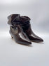 Anonymous Copenhagen hicha 40 stiletto crinkled soft calf & suede espresso brown & choco